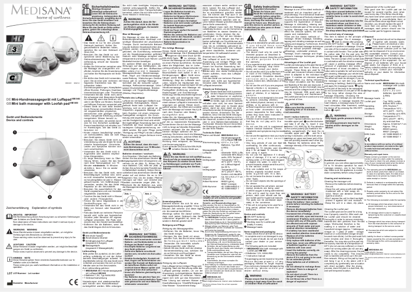 Imagen de la primera página del manual del dispositivo HM 840