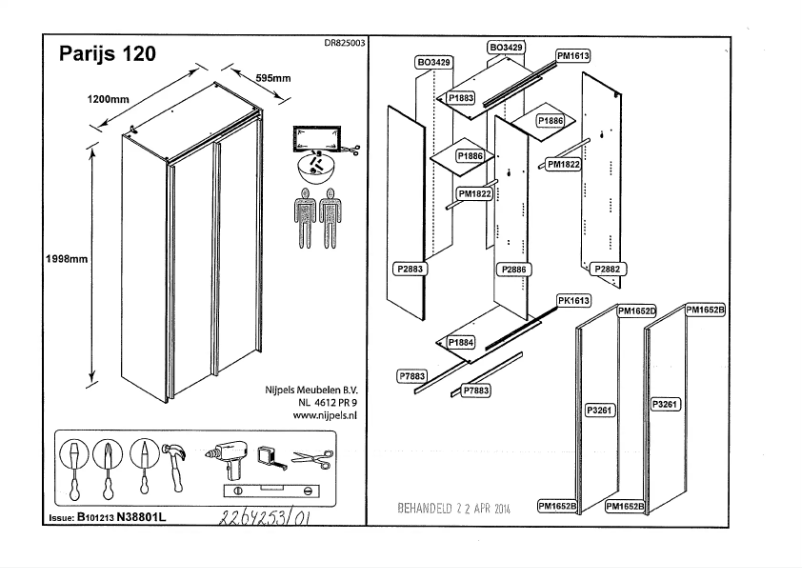 Página 1 del manual Manual de usuario Leen Bakker Parijs