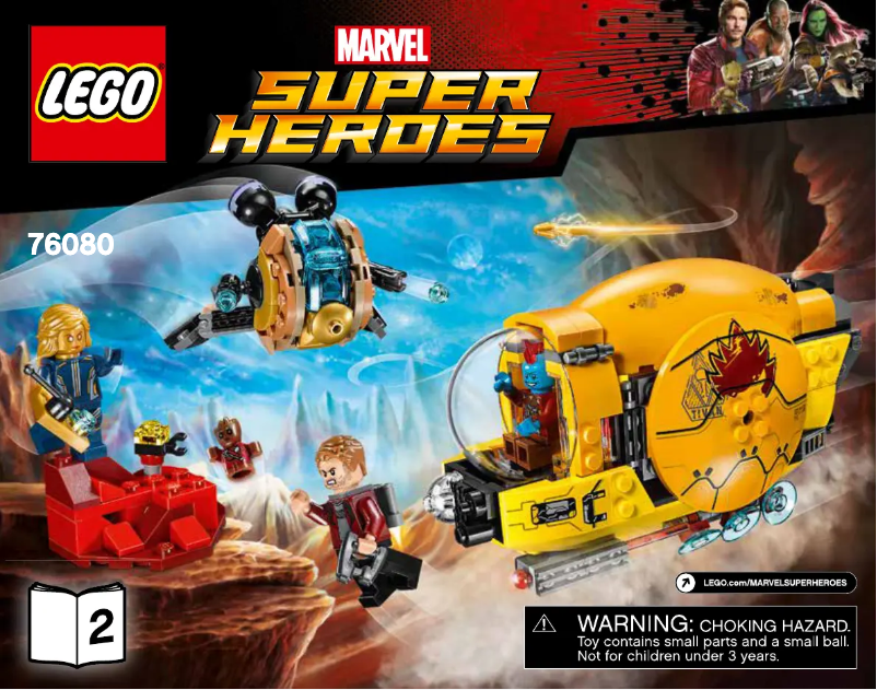 Página 1 del manual Manual de usuario Lego Marvel Super Heroes 76080