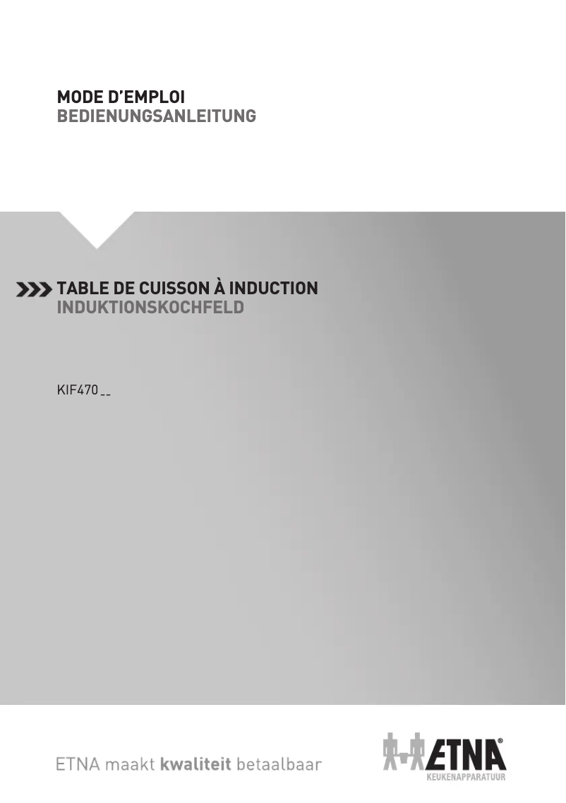 Imagen de la primera página del manual del dispositivo KIF470DS