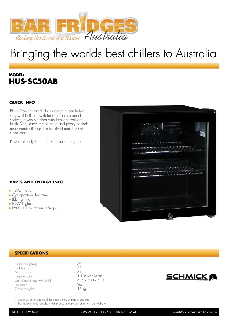 Imagen de la primera página del manual del dispositivo HUS-SC50AB