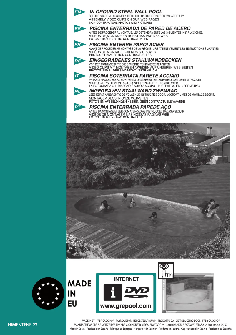 Imagen de la primera página del manual del dispositivo KPEOV600NE