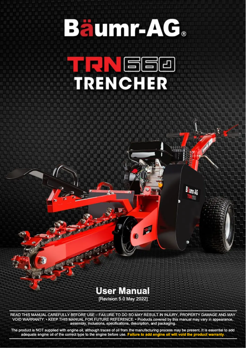 Imagen de la primera página del manual del dispositivo TRN660