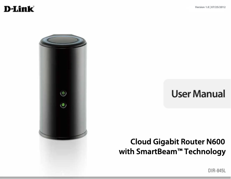 Página 1 del manual Manual de usuario D-Link DIR-845