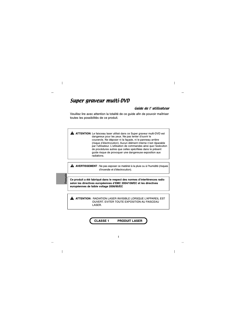 Página nº 1 - Manual de usuario LG GH22NS40