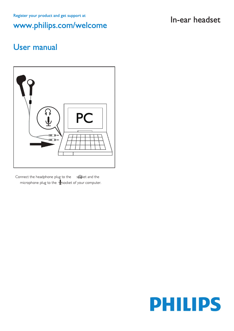 Página nº 1 - Manual de instrucciones Philips SHM6600