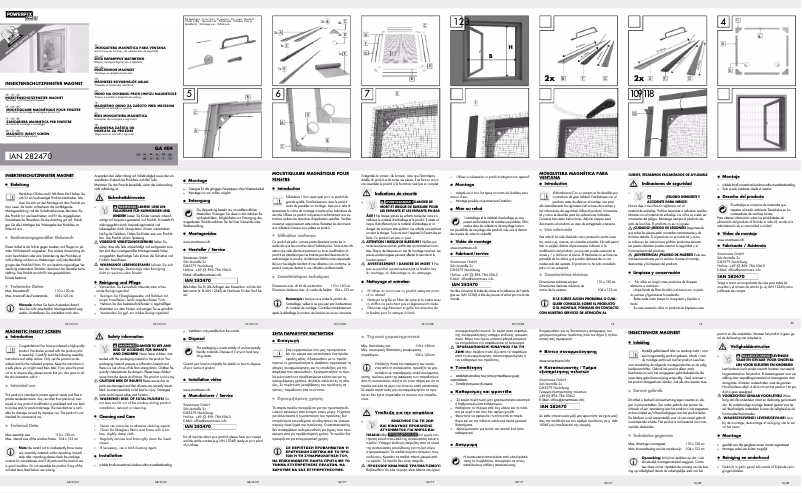 Imagen de la primera página del manual del dispositivo QA 404
