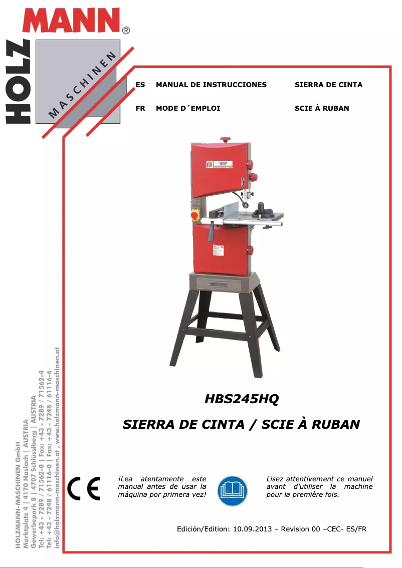 Imagen de la primera página del manual del dispositivo HBS245HQ