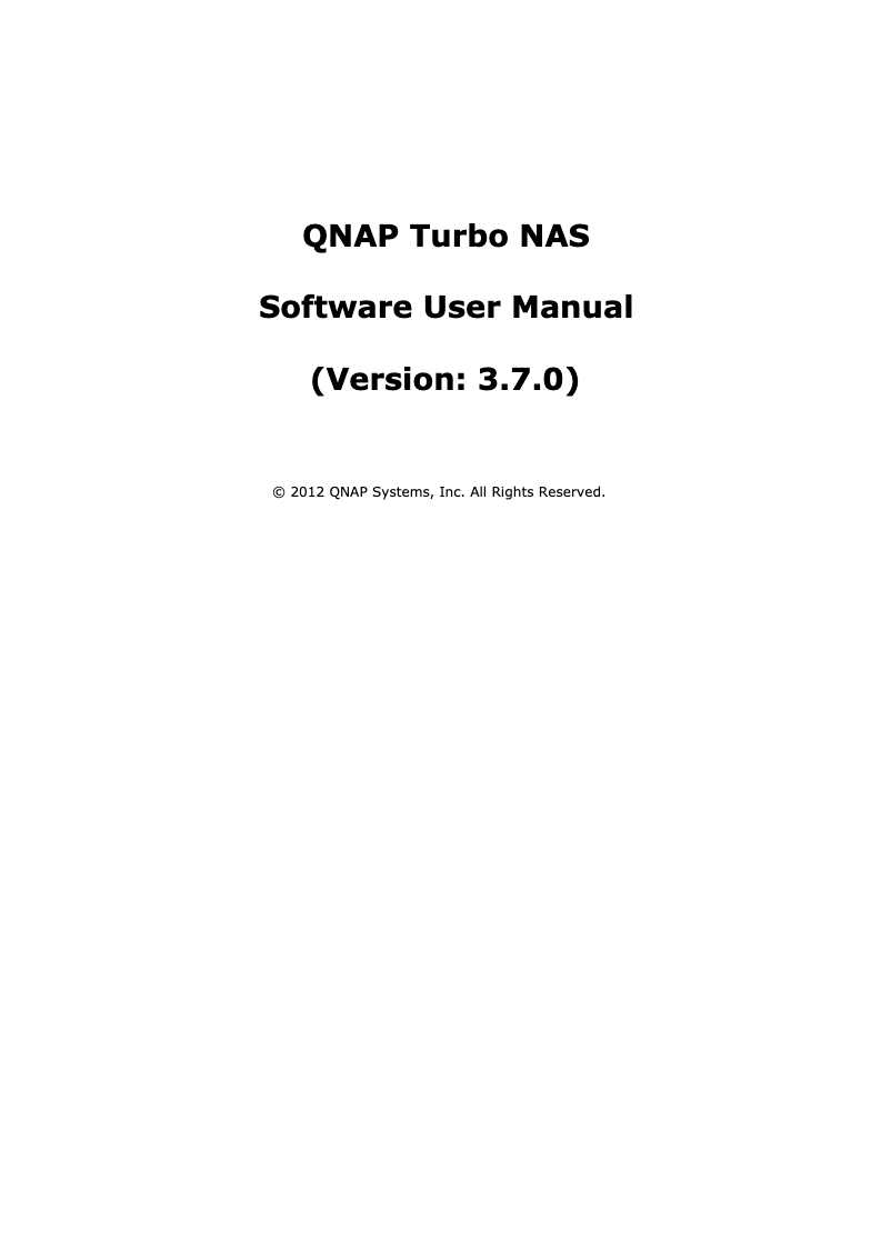 Página 1 del manual Manual de usuario QNAP TS-459U-SP+