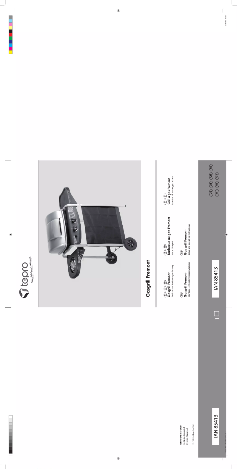 Imagen de la primera página del manual del dispositivo IAN 85413