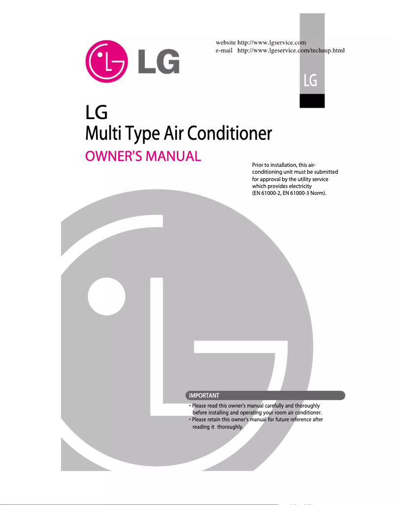 Imagen de la primera página del manual del dispositivo HMNC096D4A0