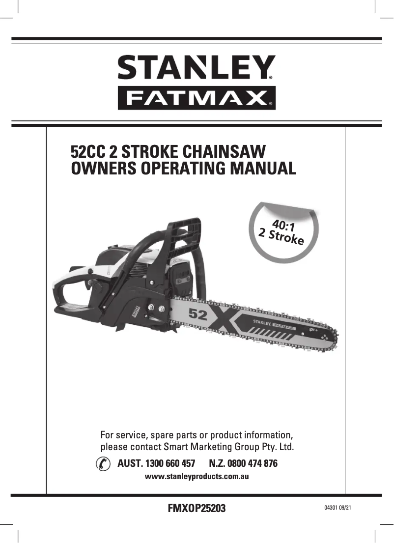 Página 1 del manual Manual de usuario Stanley FMXOP25203