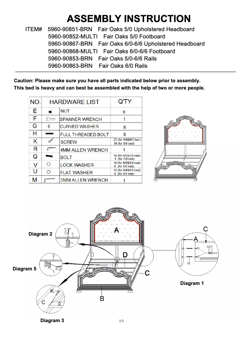 Imagen de la primera página del manual del dispositivo 5960-90852-MULTI