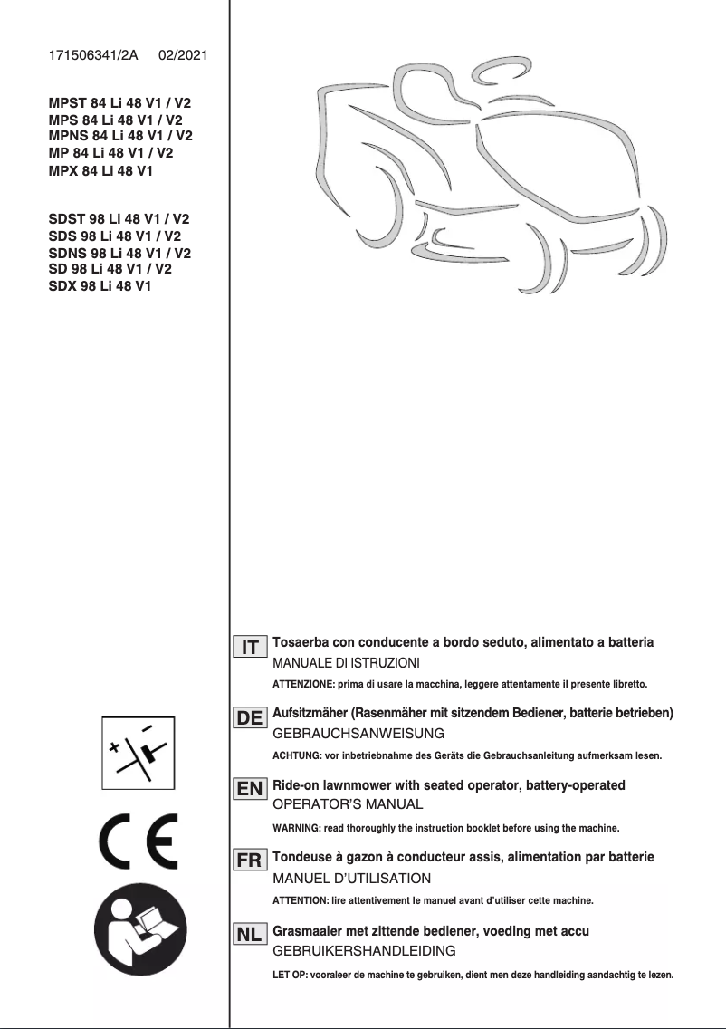 Imagen de la primera página del manual del dispositivo e-Ride C500