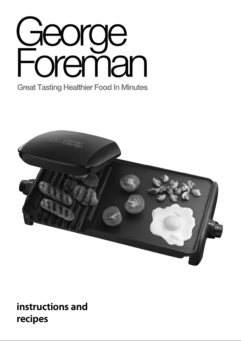 Página 1 del manual Manual de usuario George Foreman 18603