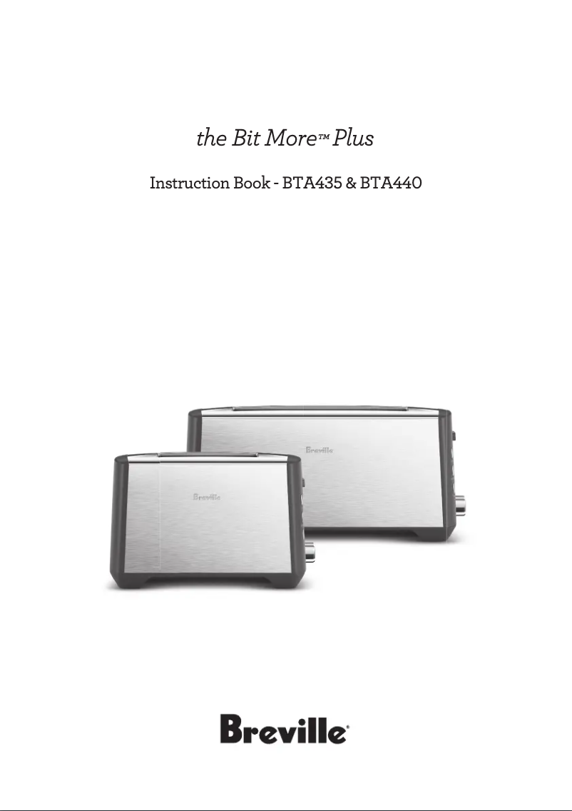 Página 1 del manual Manual de usuario Breville the Bit More Plus BTA435
