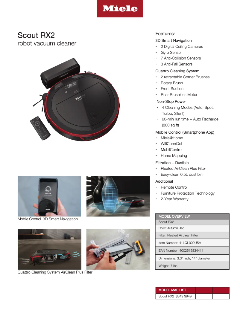Imagen de la primera página del manual del dispositivo Scout RX2