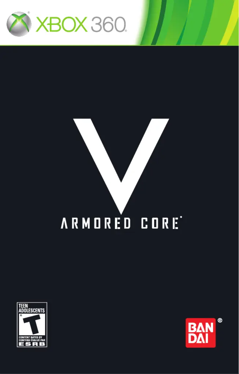 Página nº 1 - Manual de usuario Microsoft Armored Core V (Xbox 360)