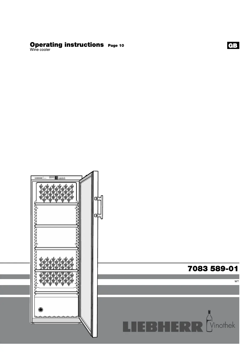 Página 1 del manual Manual de usuario Liebherr WTb4212