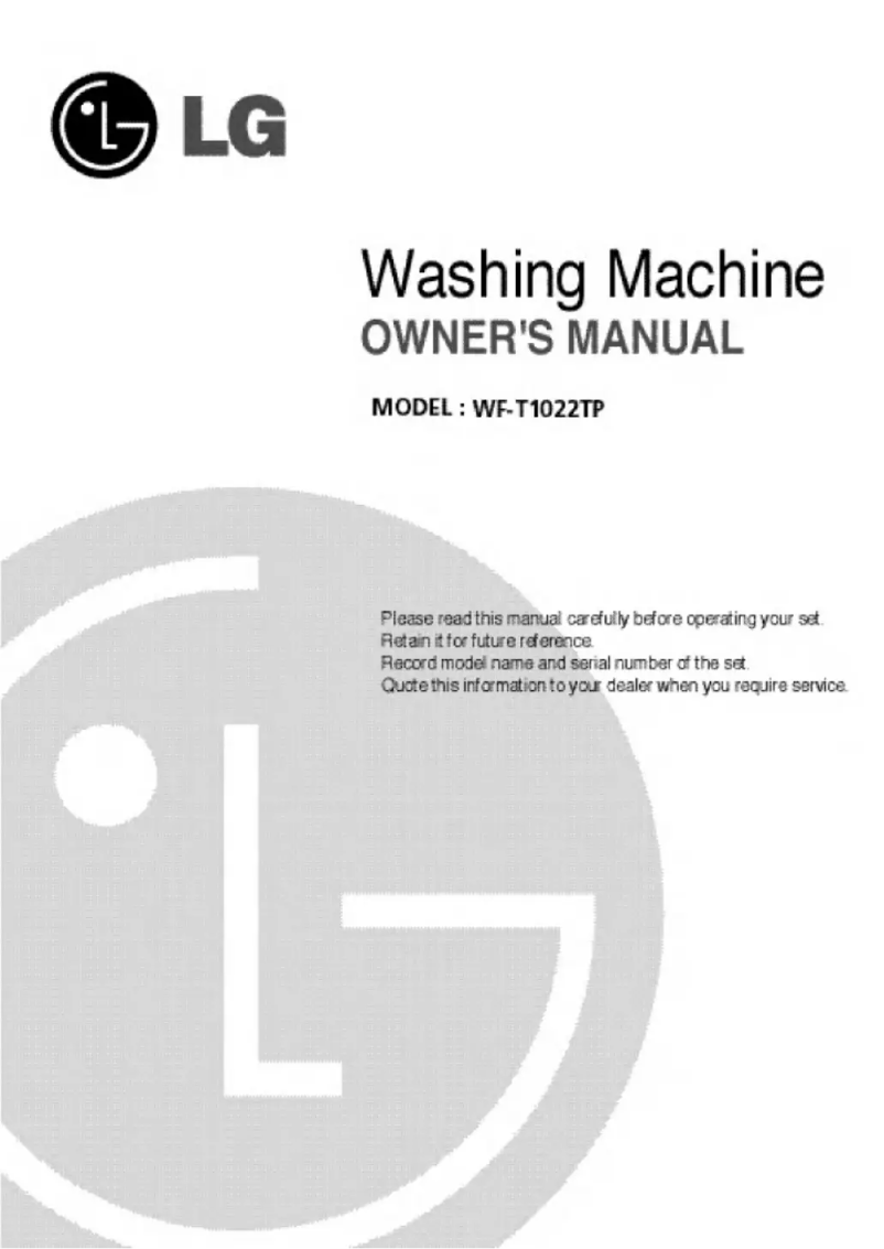 Imagen de la primera página del manual del dispositivo WF-T1022TP