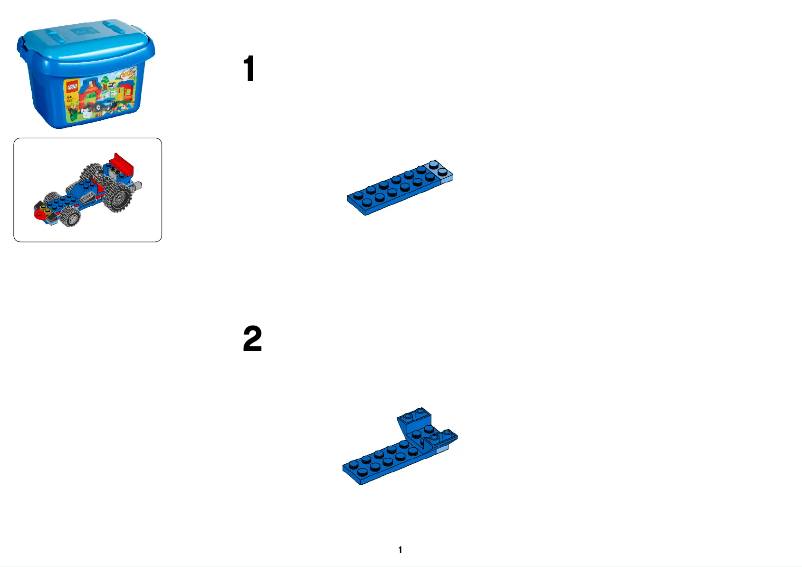 Imagen de la primera página del manual del dispositivo ® Brick Box