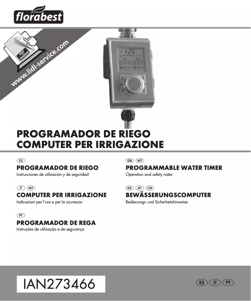 Imagen de la primera página del manual del dispositivo IAN 273466