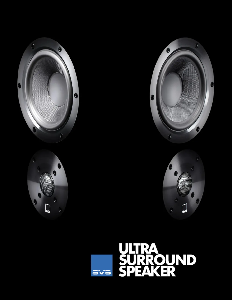 Página 1 del manual Ficha técnica SVS Ultra Surround