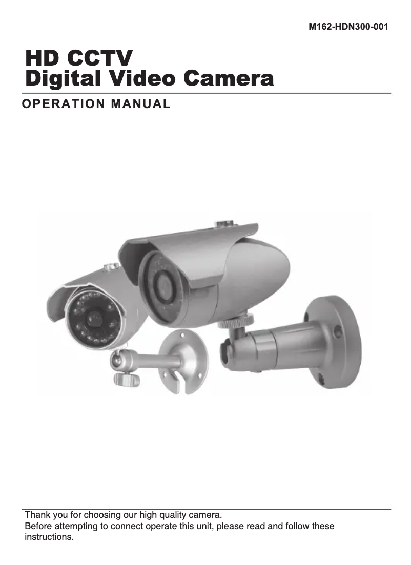 Imagen de la primera página del manual del dispositivo KPC-HDN300M