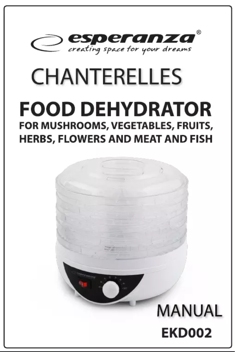 Imagen de la primera página del manual del dispositivo Chanterelles EKD002