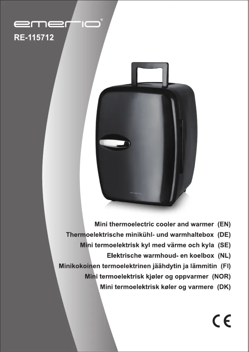 Imagen de la primera página del manual del dispositivo RE-115712