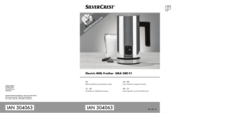 Imagen de la primera página del manual del dispositivo SMA 500 C1