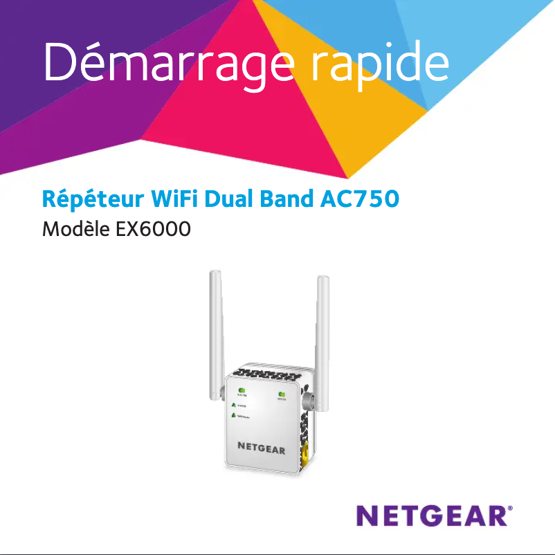 Página 1 del manual Guía de instalación Netgear EX6000