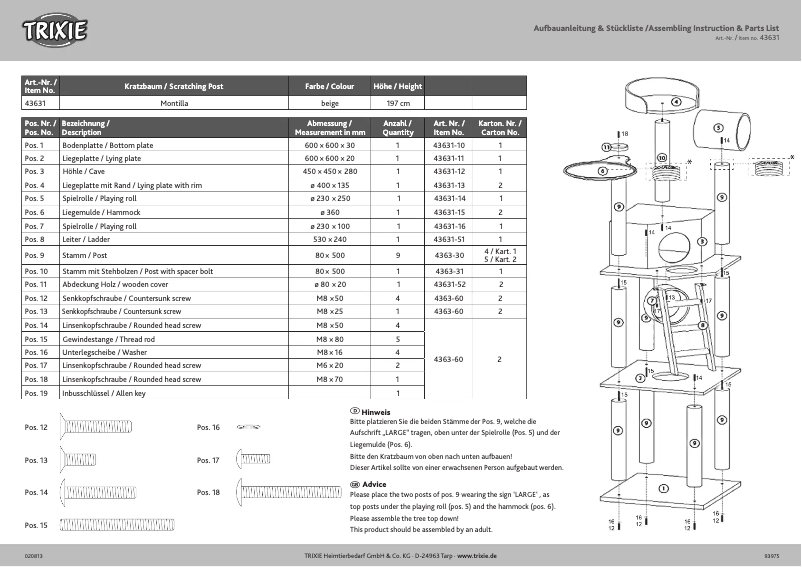 Imagen de la primera página del manual del dispositivo Montilla