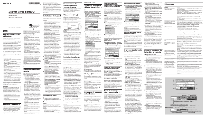 Imagen de la primera página del manual del dispositivo ICD-SX66