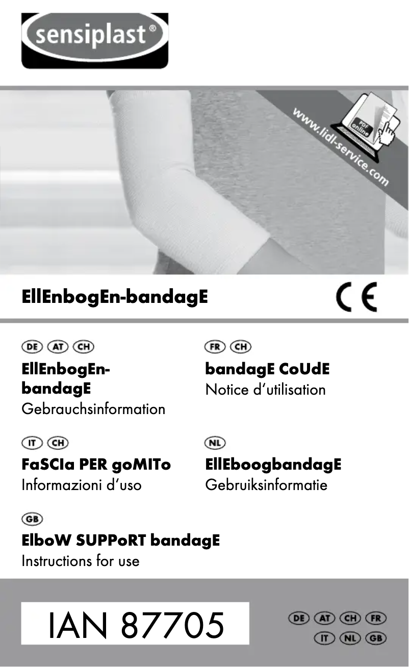 Página 1 del manual Manual de usuario Sensiplast IAN 87705