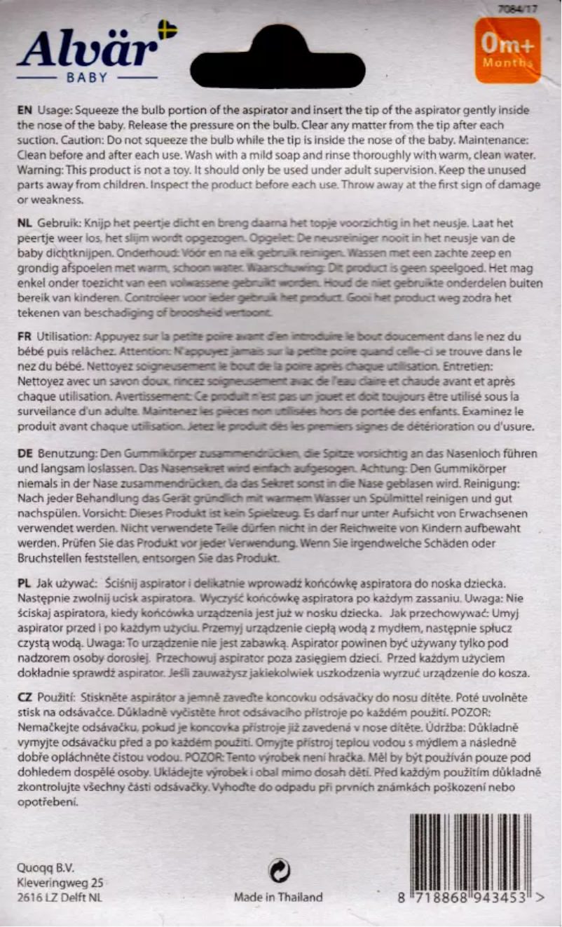 Imagen de la primera página del manual del dispositivo 0m+