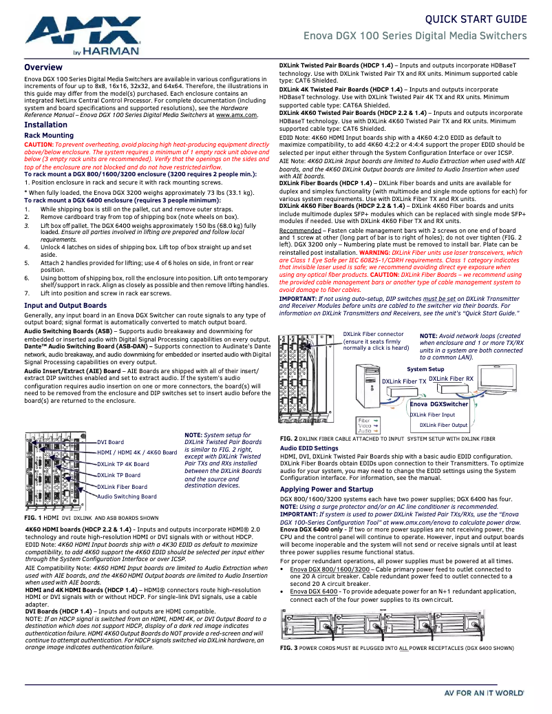Imagen de la primera página del manual del dispositivo DGX6400-ENC