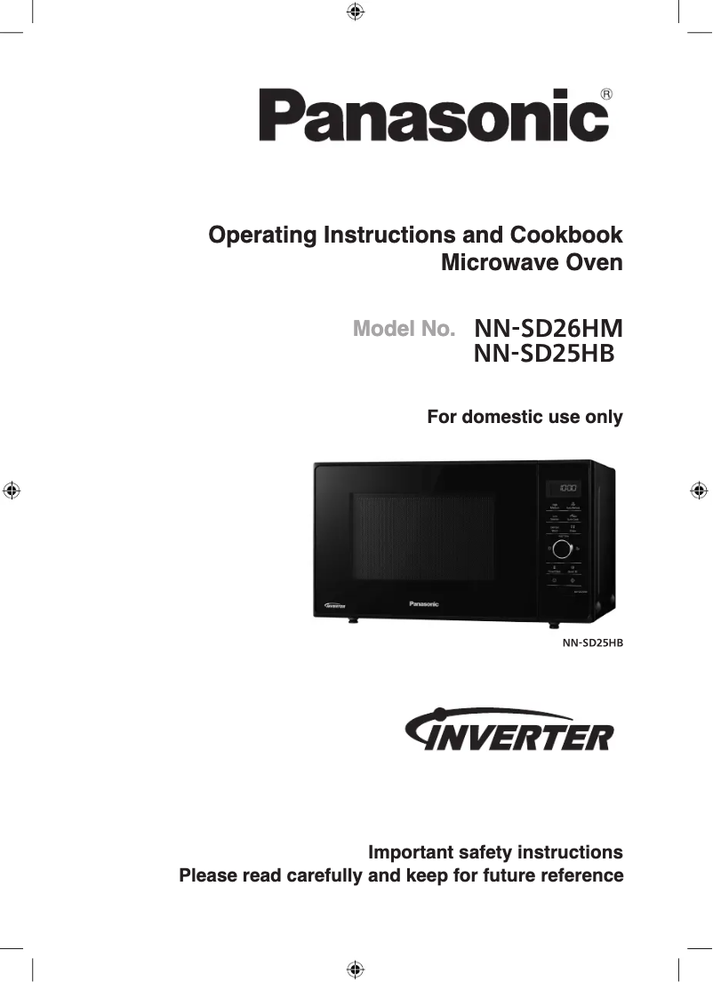 Imagen de la primera página del manual del dispositivo NN-SD26HM