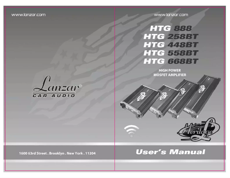 Página 1 del manual Manual de usuario Lanzar HTG888