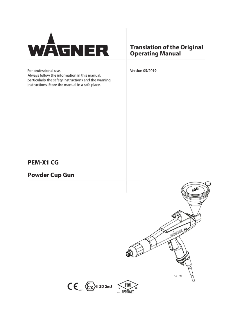 Página nº 1 - Manual de usuario Wagner PEM-X1 CG