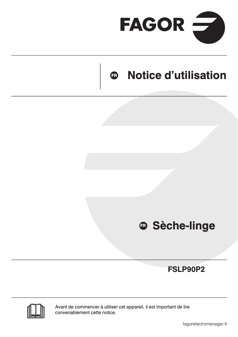 Imagen de la primera página del manual del dispositivo FSLP90P2