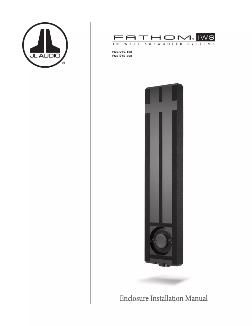 Imagen de la primera página del manual del dispositivo Fathom IWS-SYS-208