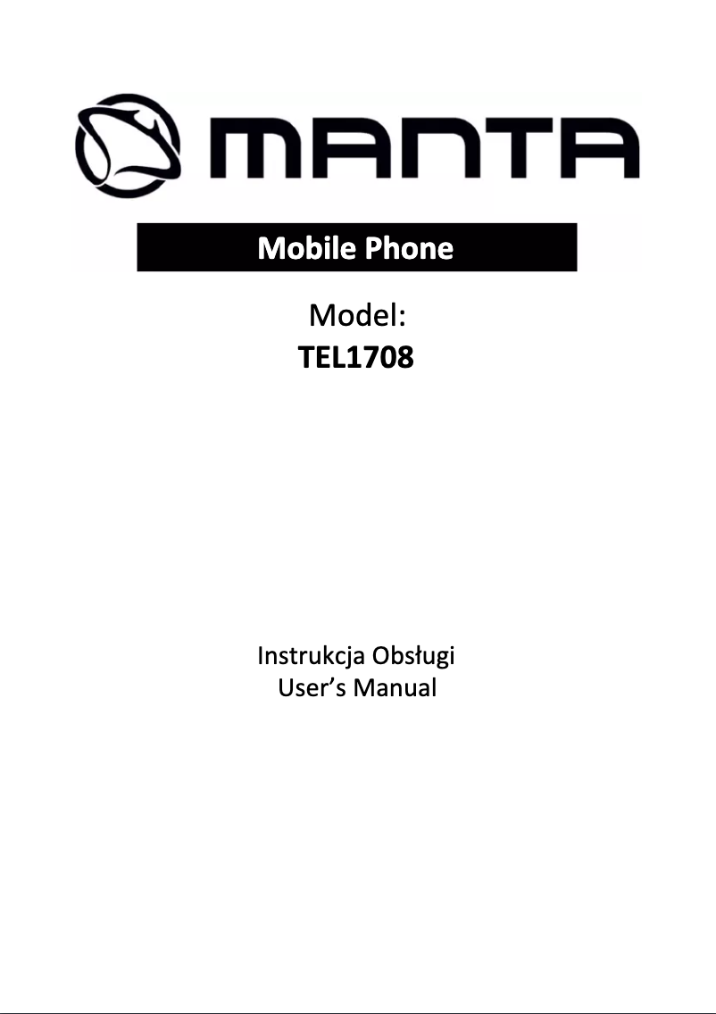 Imagen de la primera página del manual del dispositivo TEL1708