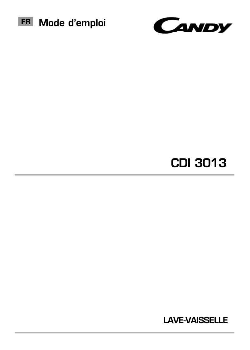 Imagen de la primera página del manual del dispositivo CDI 3013/E-47