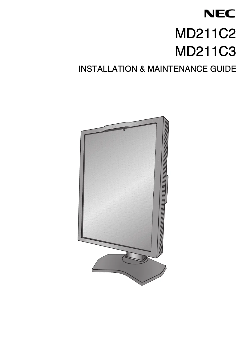 Imagen de la primera página del manual del dispositivo MDC3-BNDA1