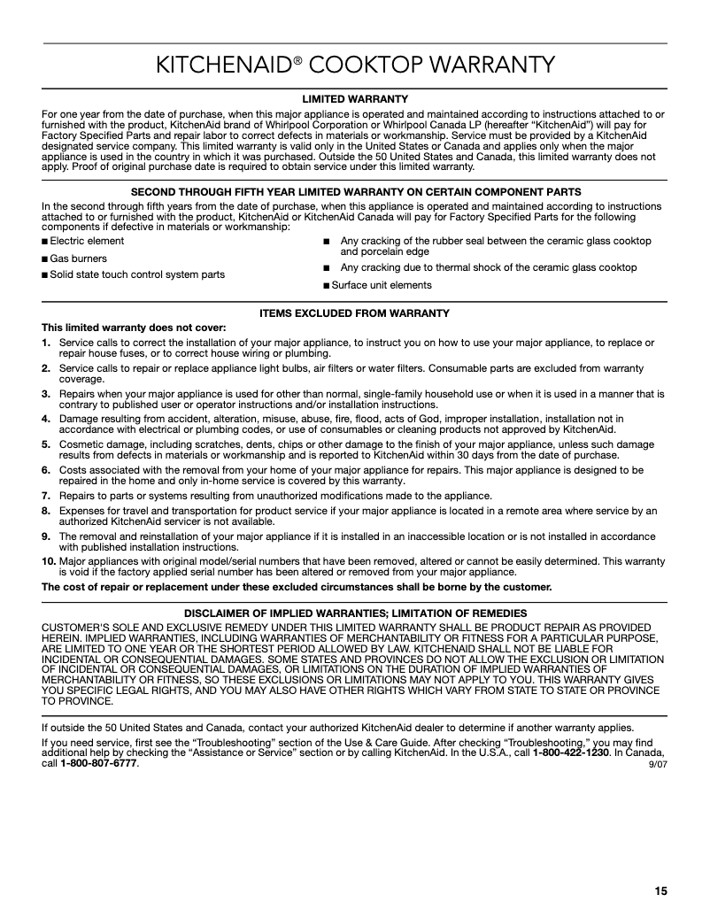 Imagen de la primera página del manual del dispositivo Architect KECC607BSS