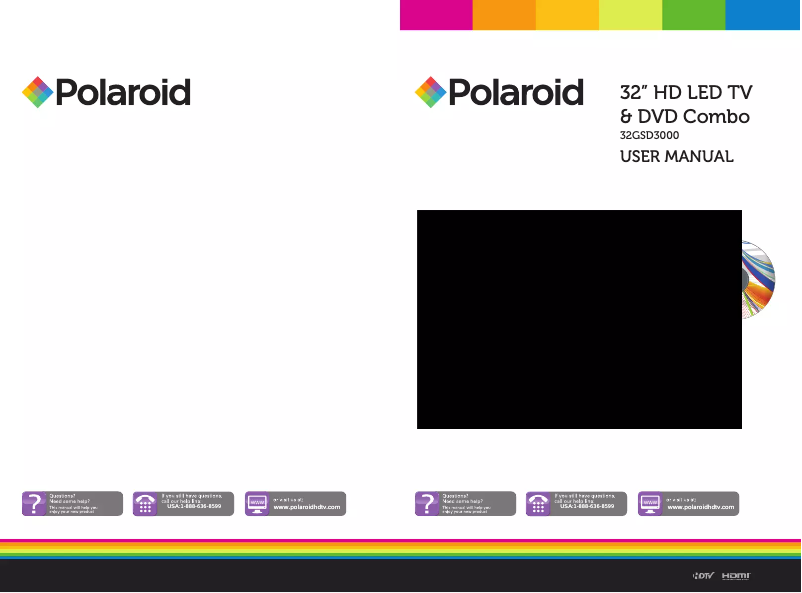Imagen de la primera página del manual del dispositivo 32GSD3000