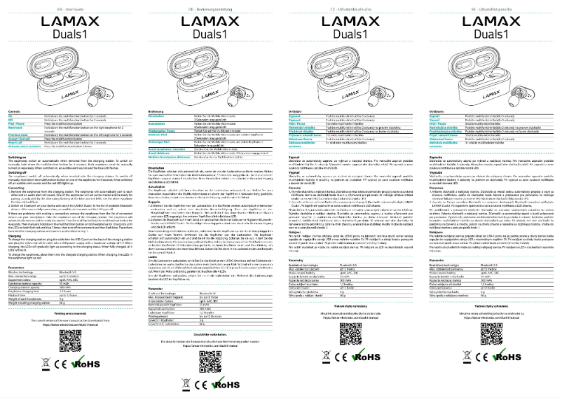 Página 1 del manual Manual de usuario Lamax Duals1
