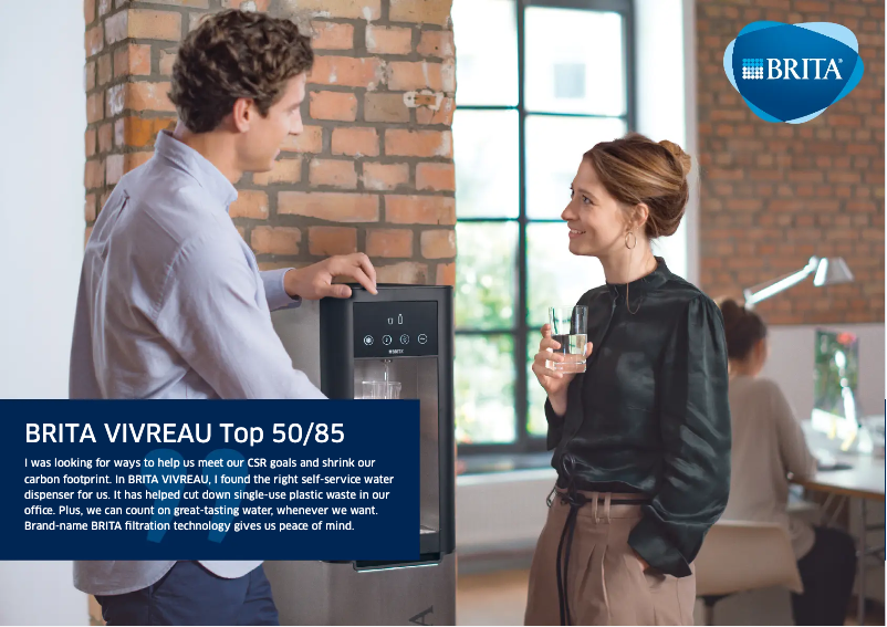 Imagen de la primera página del manual del dispositivo VIVREAU Top