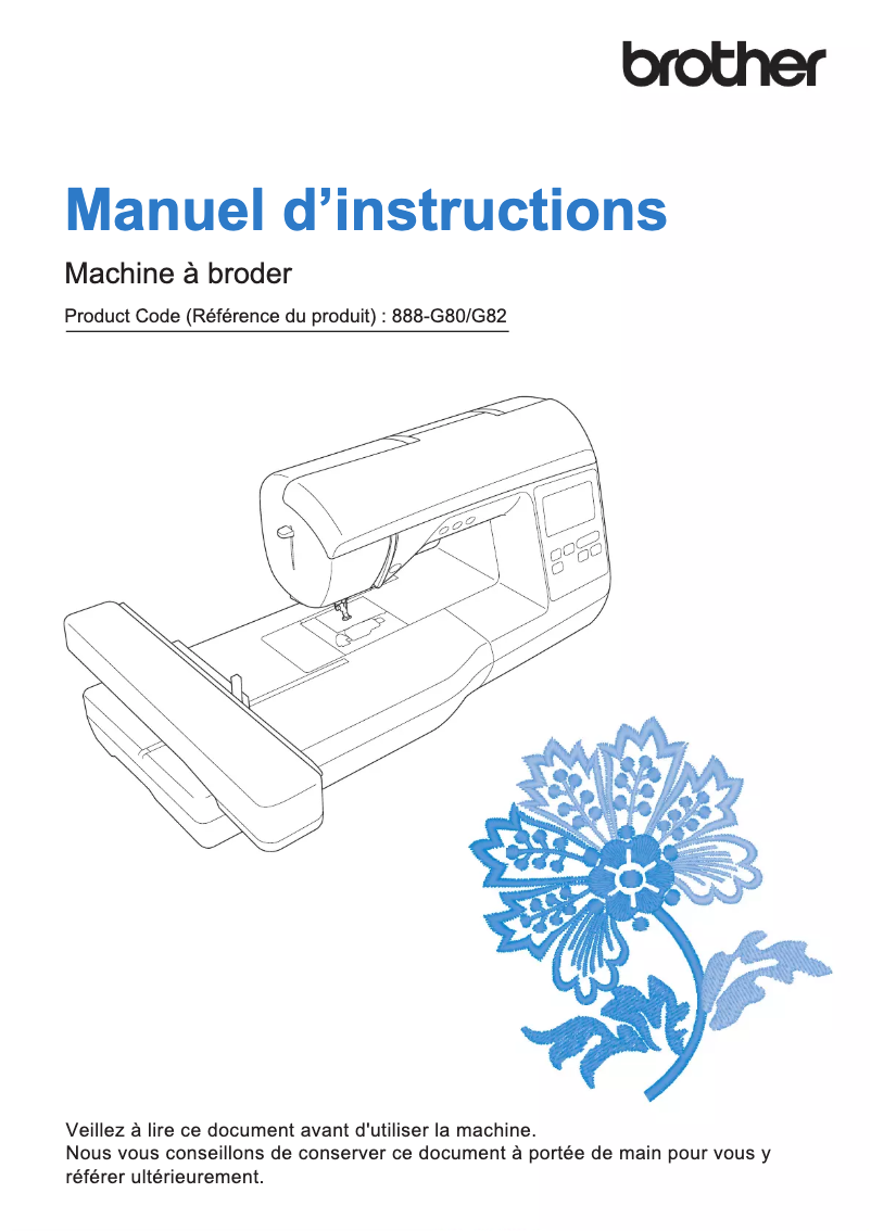 Página 1 del manual Manual de usuario Brother Innov-is NV870SE